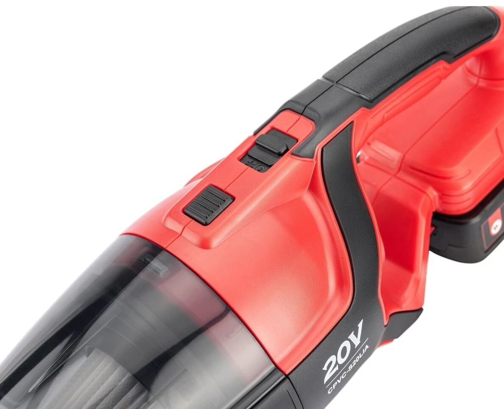 Dulkių siurblys Akumuliatorinis siurblys WORCRAFT 20V Li-ion su 4,0 Ah akumuliatoriumi