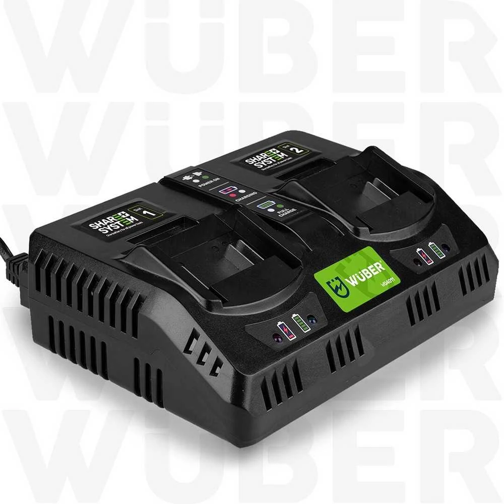 Dvigubas akumuliatorių įkroviklis Wuber W04011, 21,5 V