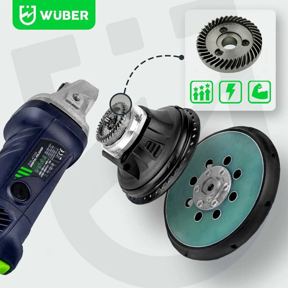 Ekscentrinis poliruoklis Wuber 1500W