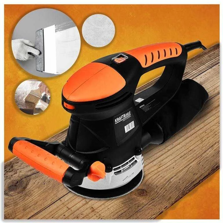 Ekscentrinis šlifuoklis Kraft & Dele KD1678, 125mm, 1200W
