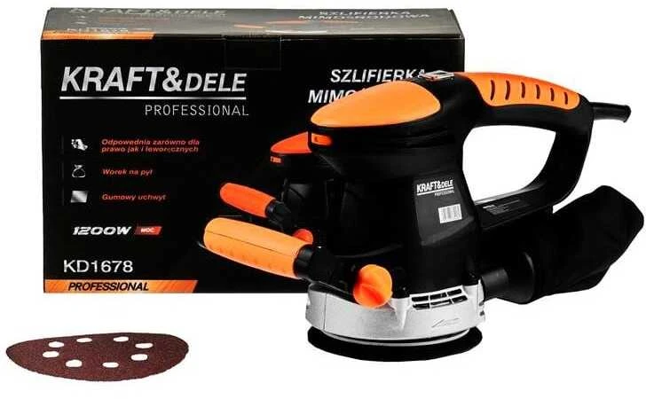 Ekscentrinis šlifuoklis Kraft & Dele KD1678, 125mm, 1200W
