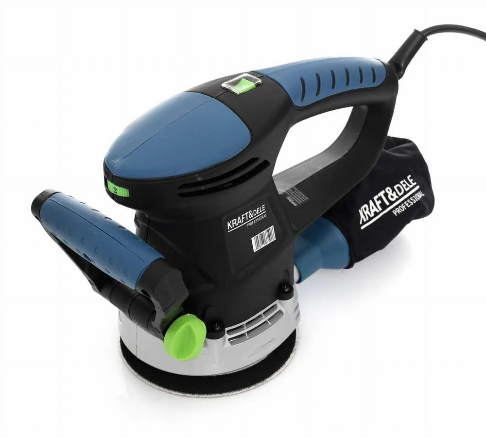 Ekscentrinis šlifuoklis Kraft & Dele KD1678-Z, 125mm, 1200W