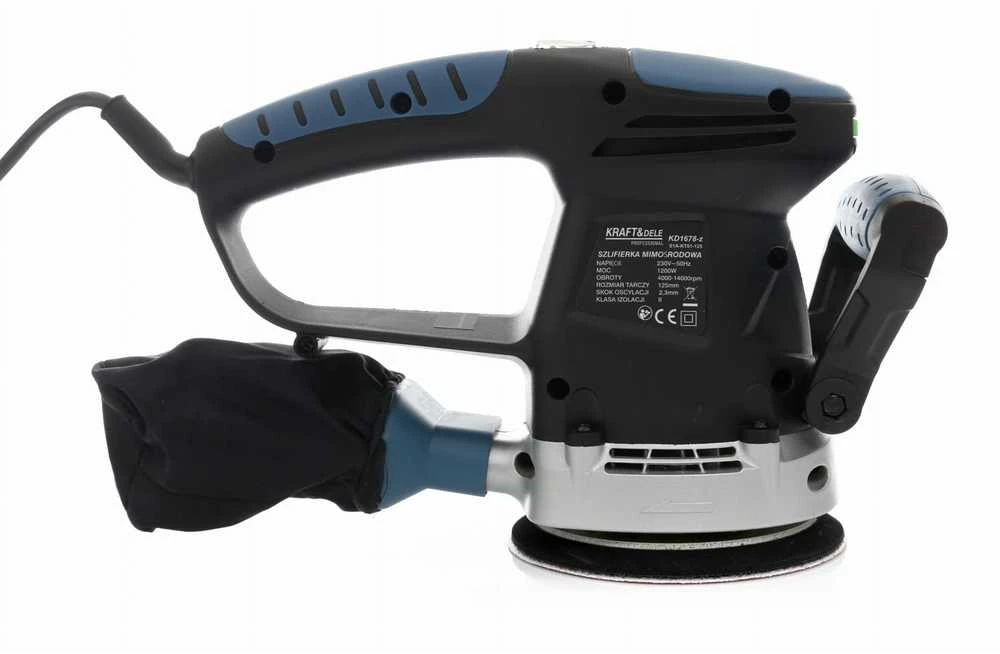 Ekscentrinis šlifuoklis Kraft & Dele KD1678-Z, 125mm, 1200W