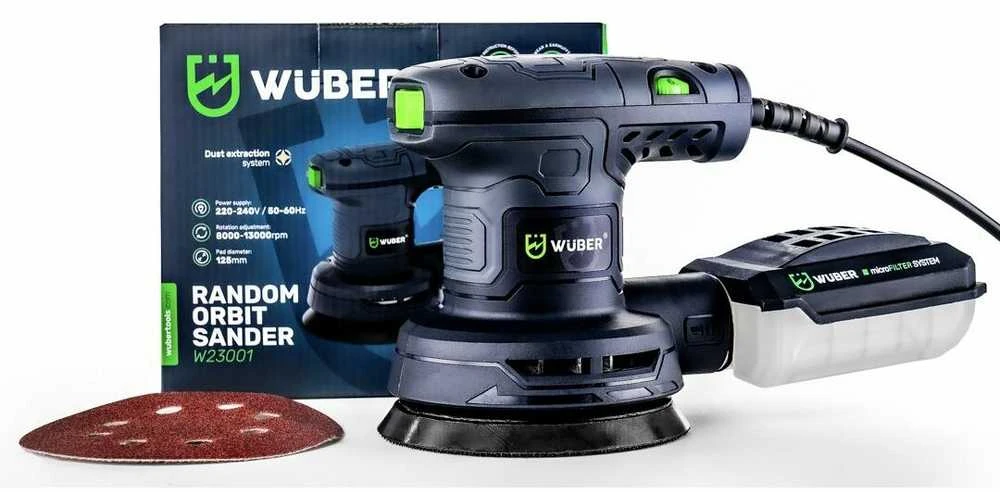 Ekscentrinis šlifuoklis Wuber W23001 1100W