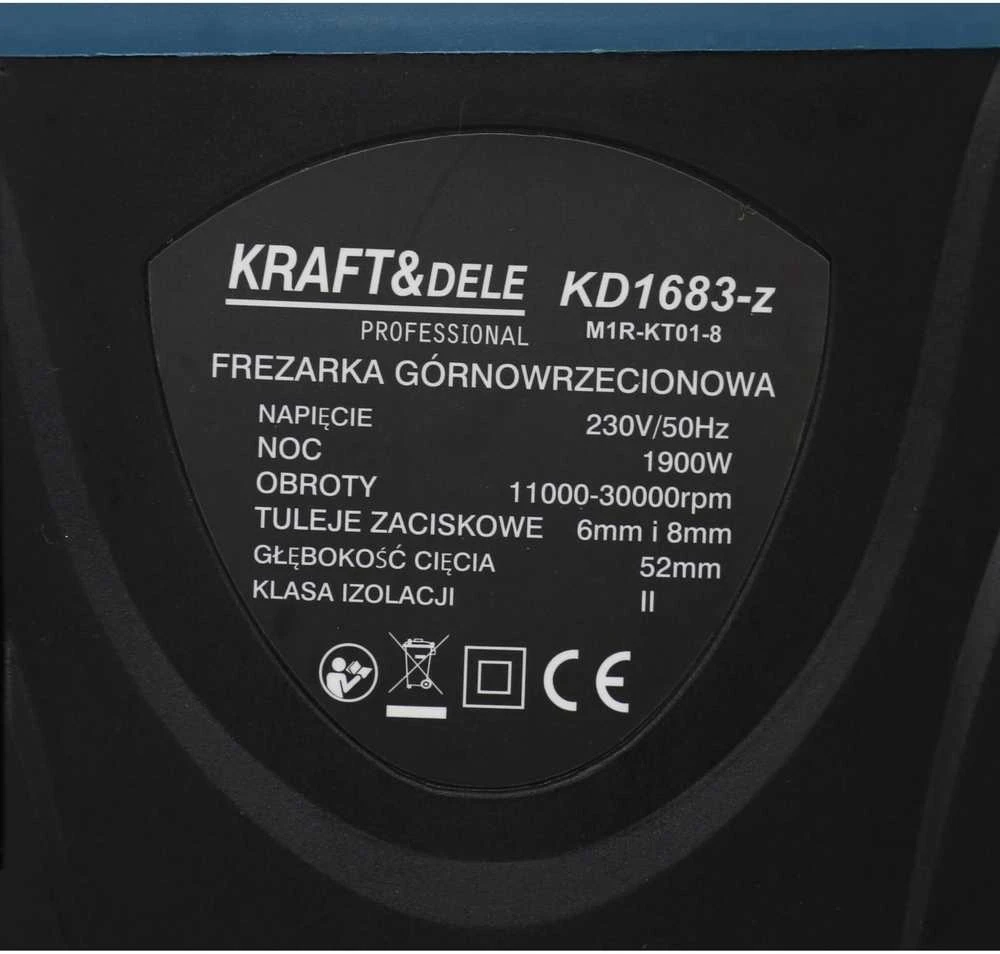 Elektrinė freza Kraft & Dele KD1683-Z, 6-8 mm