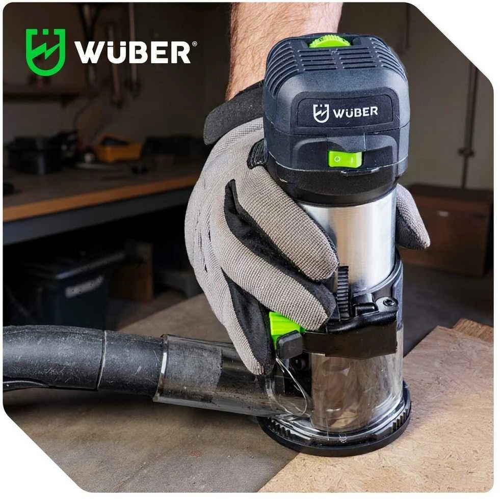 Elektrinė freza Wuber W28402 710W + 5 frezų rinkinys