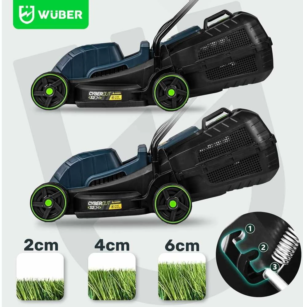 Elektrinė vejapjovė Wuber W08102, 1200W