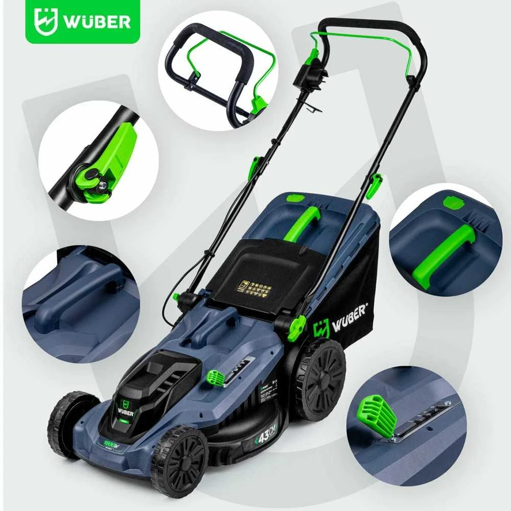 Elektrinė vejapjovė Wuber W08103, 1800W