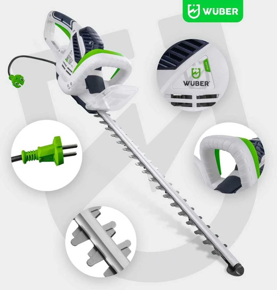 Elektrinės gyvatvorių žirklės Wuber W27330; 600W; 55cm