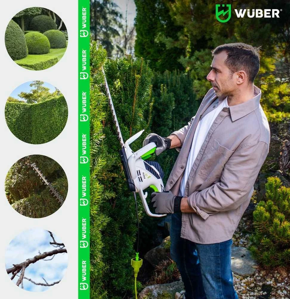 Elektrinės gyvatvorių žirklės Wuber W27330; 600W; 55cm
