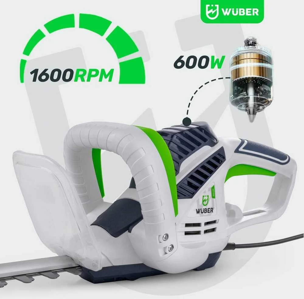 Elektrinės gyvatvorių žirklės Wuber W27330; 600W; 55cm