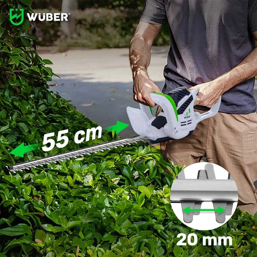 Elektrinės gyvatvorių žirklės Wuber W27330; 600W; 55cm
