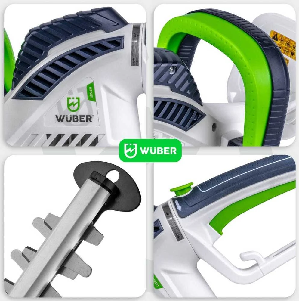 Elektrinės gyvatvorių žirklės Wuber W27331; 620W; 61cm
