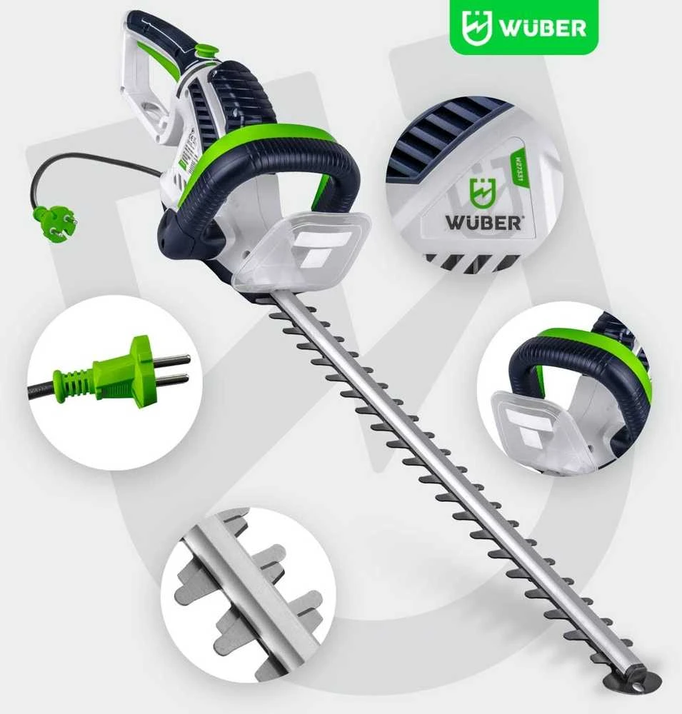Elektrinės gyvatvorių žirklės Wuber W27331; 620W; 61cm