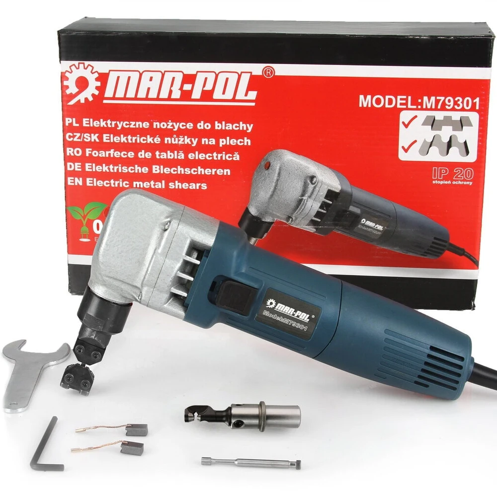 Elektrinės skardos žirklės MAR-POL M79301 PRO