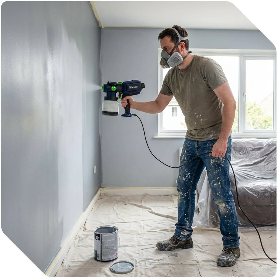Elektrinis dažų purkštuvas Wuber W02003, 550 W