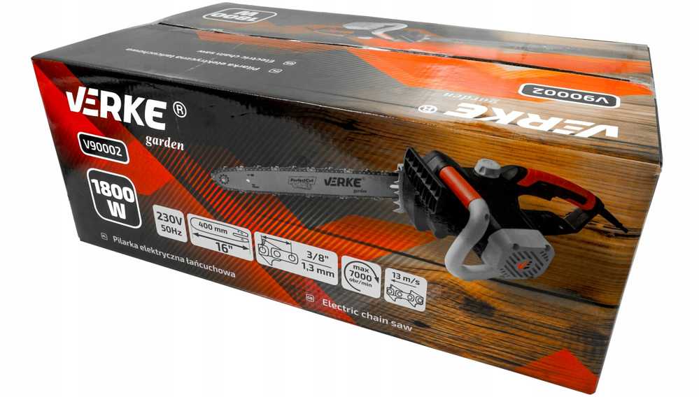 Elektrinis grandininis pjūklas VERKE 1800W
