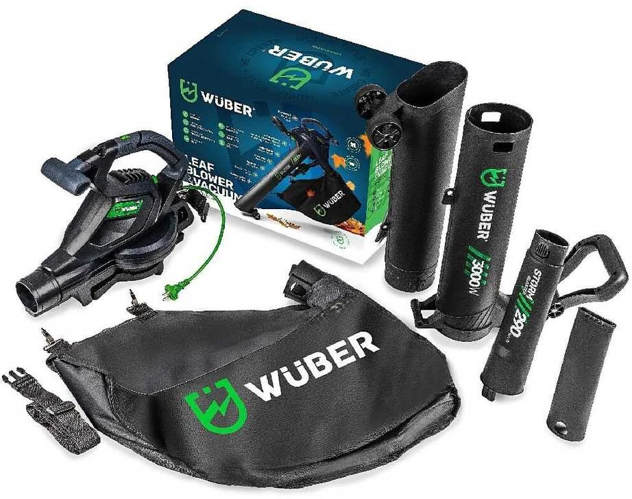 Elektrinis lapų pūstuvas/siurblys Wuber W43422, 3000 W
