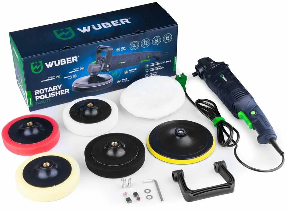 Elektrinis poliruoklis WUBER 2300W 180mm