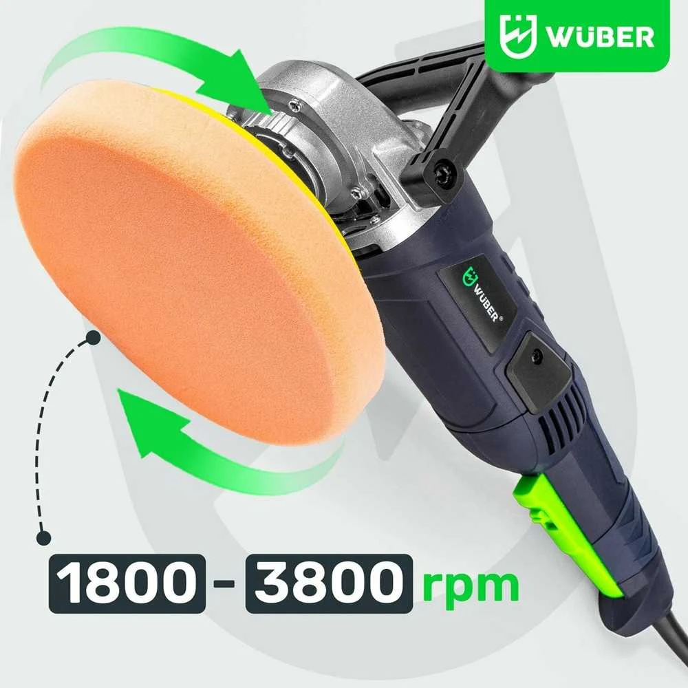 Elektrinis poliruoklis WUBER 2400W 180mm