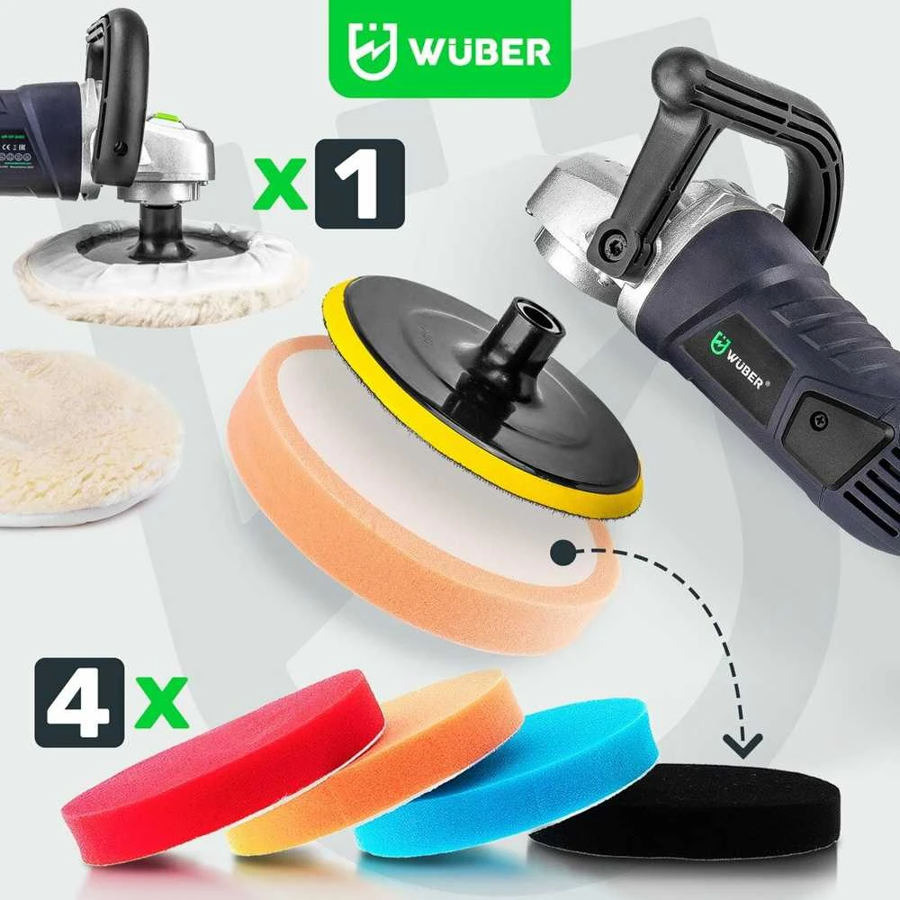 Elektrinis poliruoklis WUBER 2400W 180mm