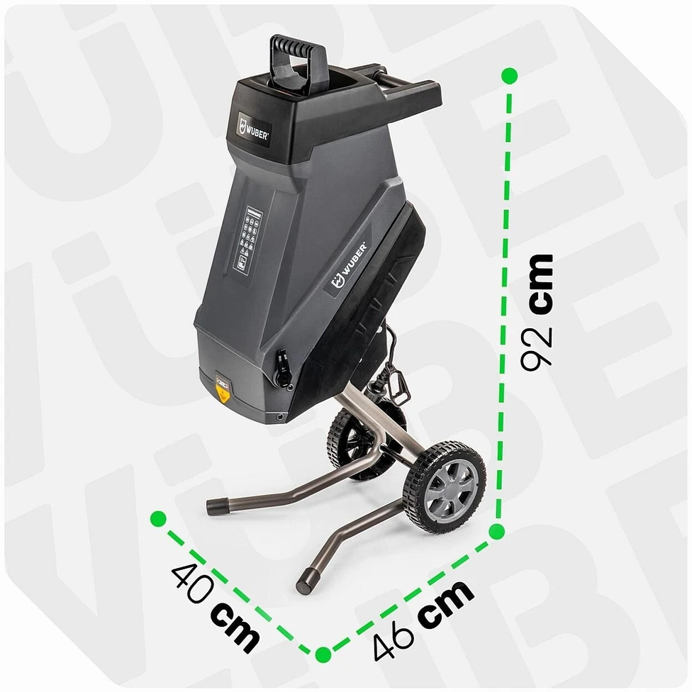 Elektrinis šakų smulkintuvas WUBER, 2500W, 45L
