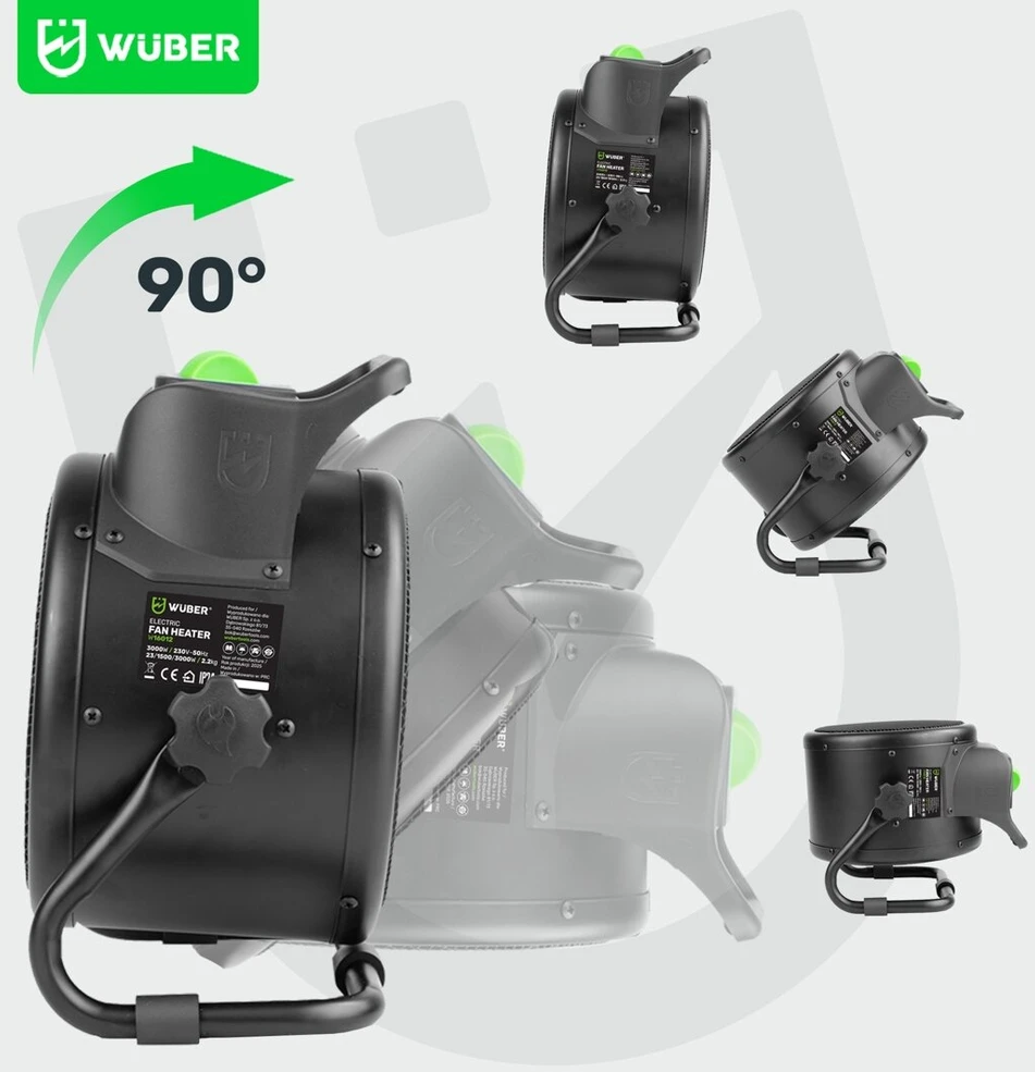 Elektrinis šildytuvas Wuber W16012, 3000 W