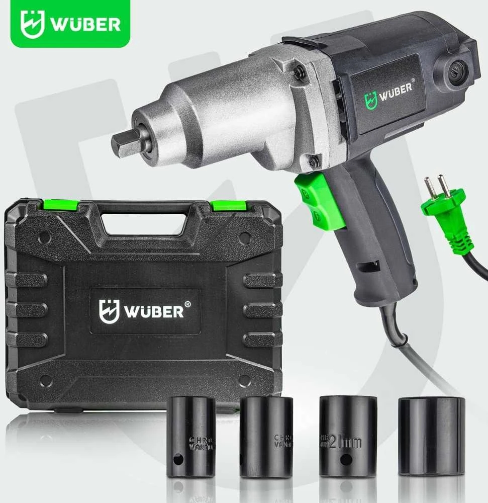 Elektrinis smūginis veržliasukis Wuber 2200W 800Nm
