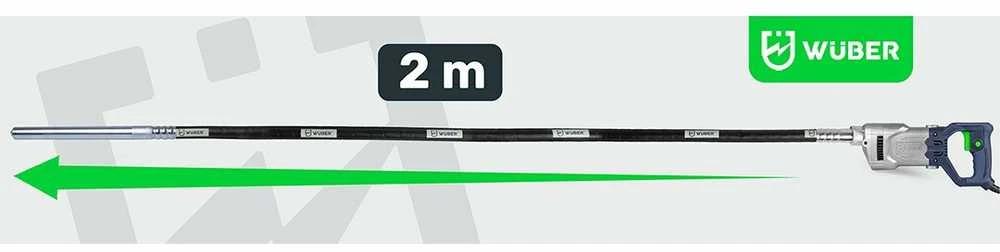 Giluminis betono vibratorius WUBER 1300W