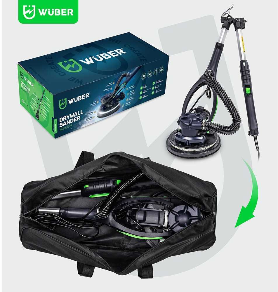 Glaisto šlifuoklis Wuber W26604, 900W