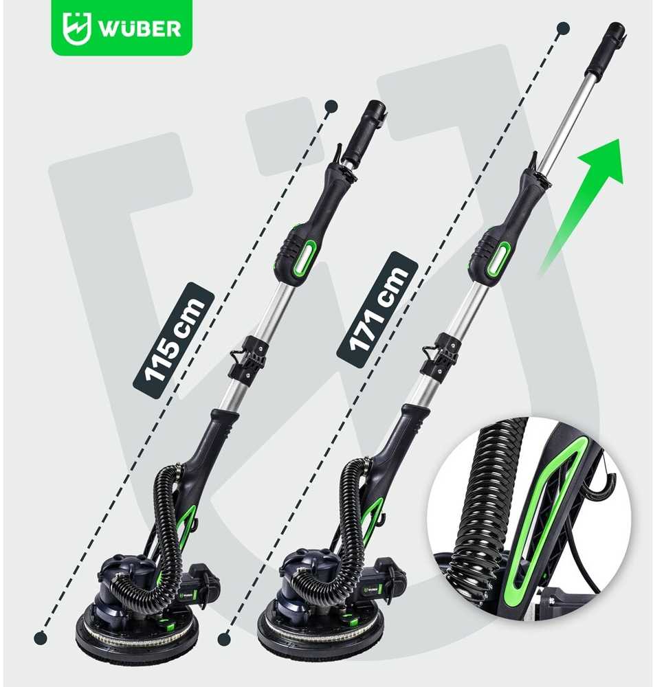 Glaisto šlifuoklis Wuber W26604, 900W