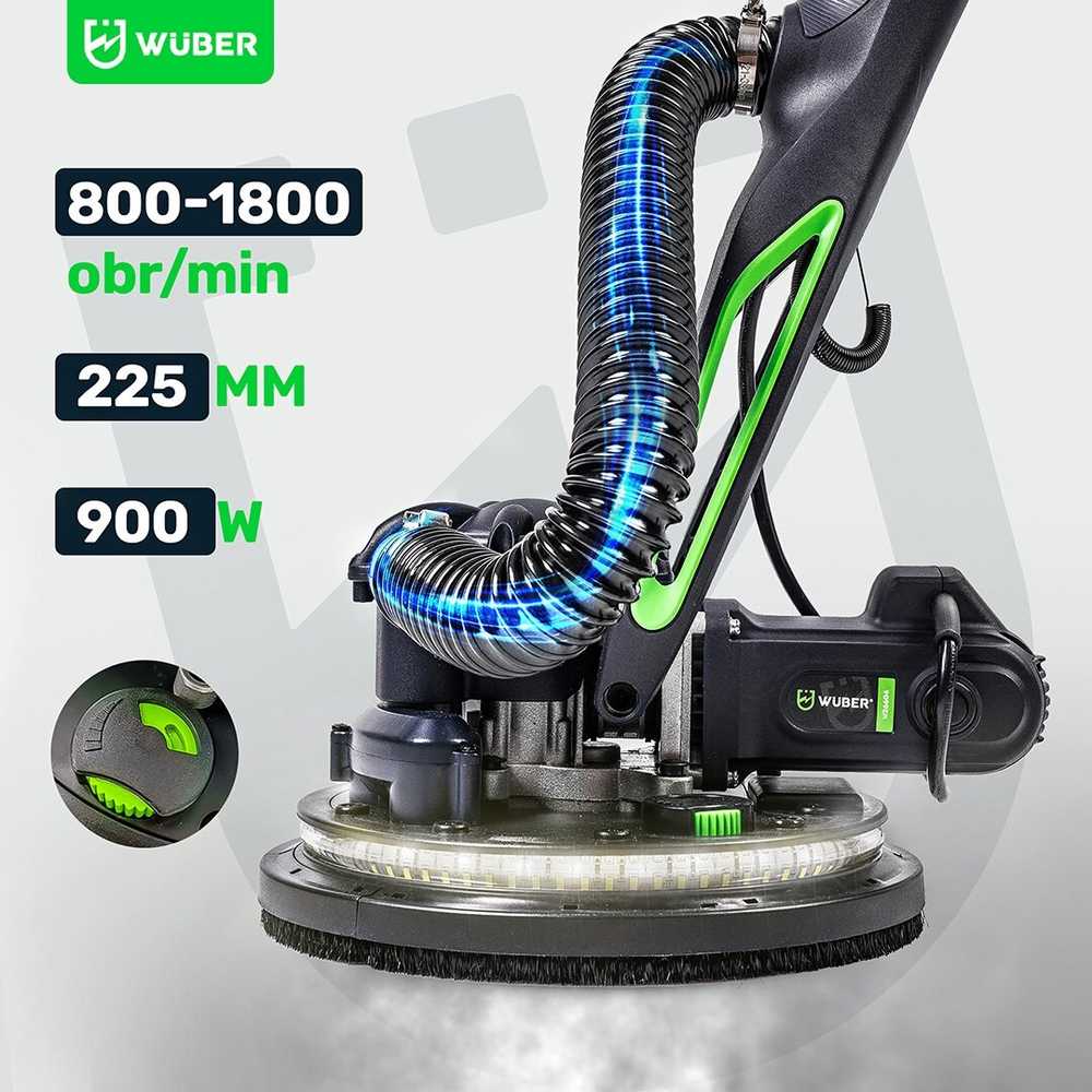 Glaisto šlifuoklis Wuber W26604, 900W
