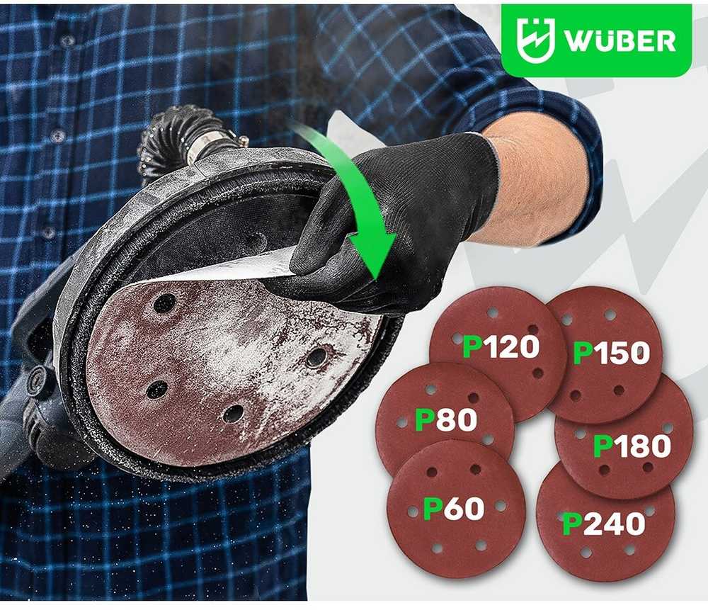 Glaisto šlifuoklis Wuber W26604, 900W