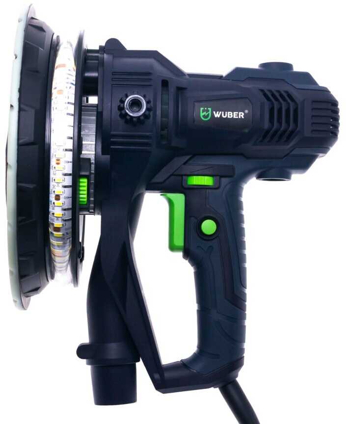 Glaisto Šlifuoklis WUBER WR-DS-1400N su LED apšvietimu