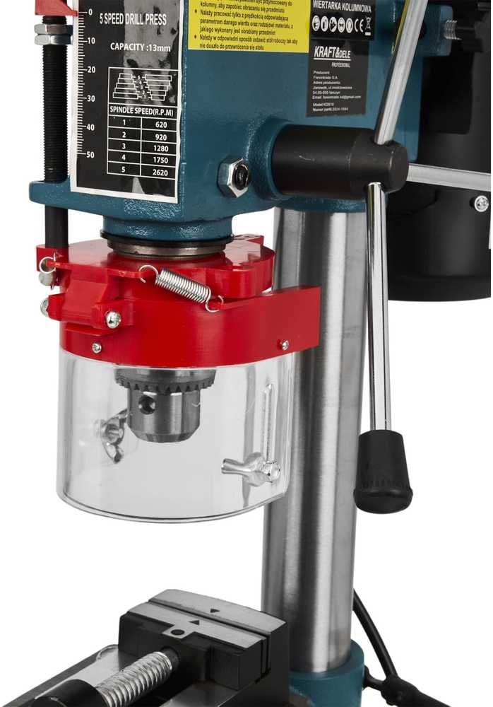 Grąžtas Bestcraft Gręžimo staklės Kraft & Dele KD510, 13mm 1550W