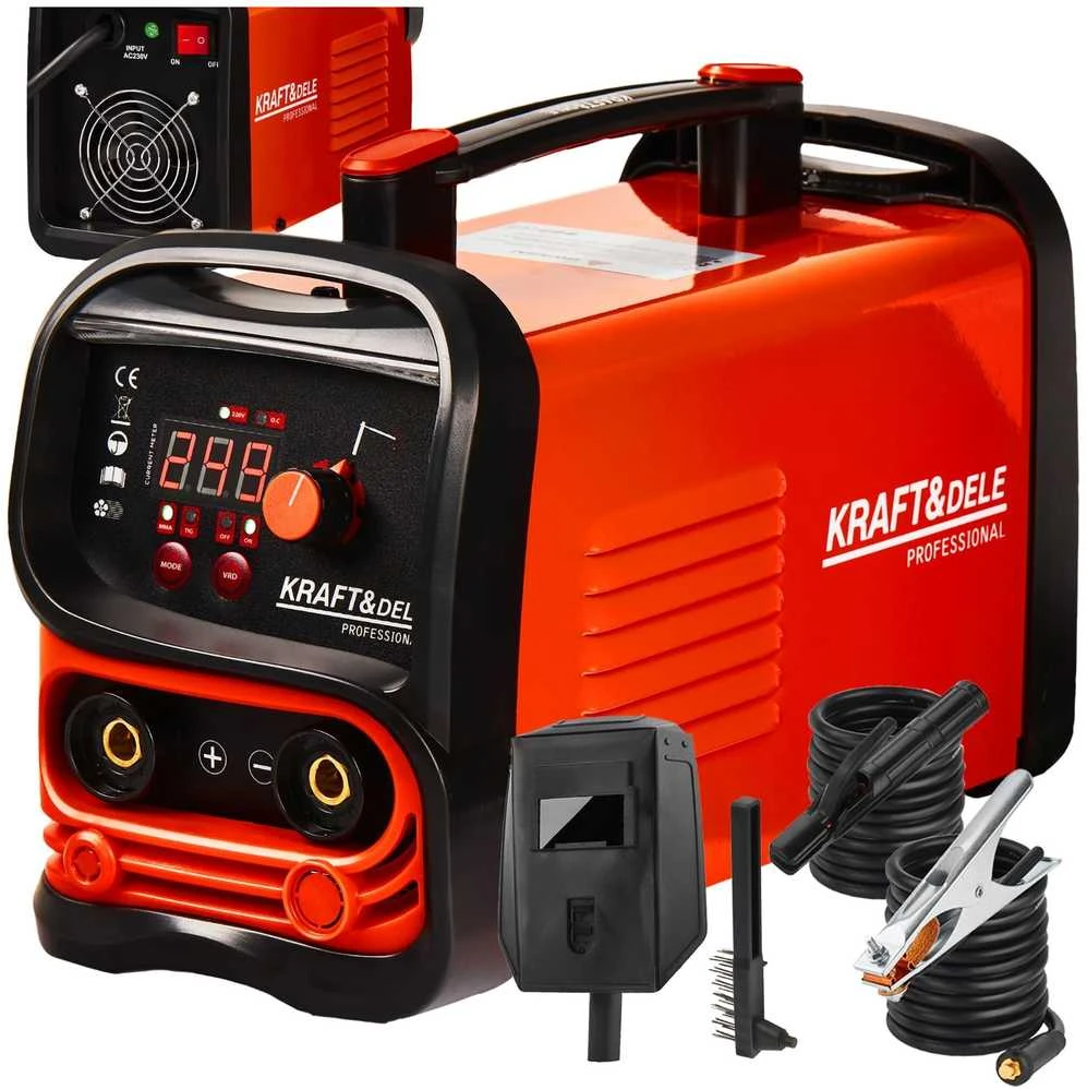 Inverterinis suvirinimo aparatas Kraft & Dele KD1881, IGBT/MMA/LIFT/TIG 350A