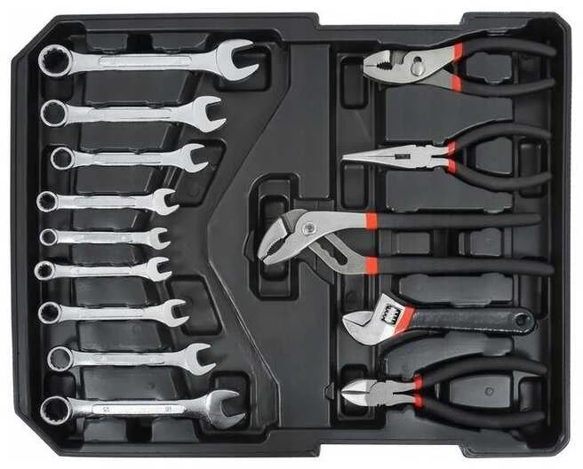 Meistro įrankių rinkinys NOTIG TOOLS N4801, 187vnt.