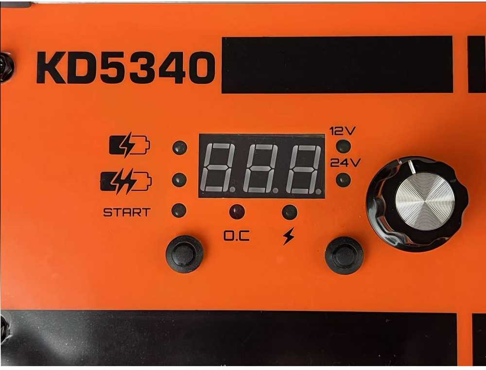 KRAFT & DELE Automatinis akumuliatoriaus įkroviklis su paleidimo funkcija Kraft&Dele KD5340, 120A