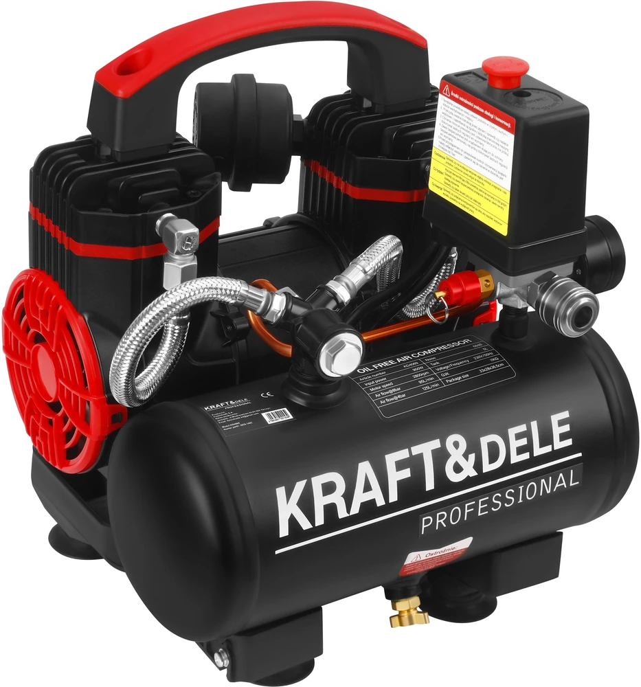 KRAFT & DELE Betepalinis oro kompresorius Kraft&Dele KD4069, 950W, 5L