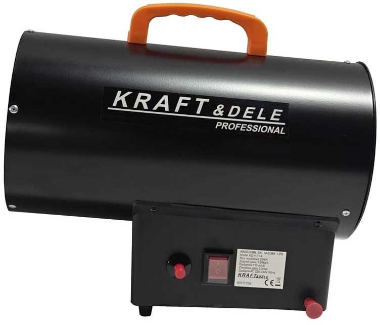 KRAFT & DELE Dujinis šildytuvas Kraft&Dele KD11704, 25kW