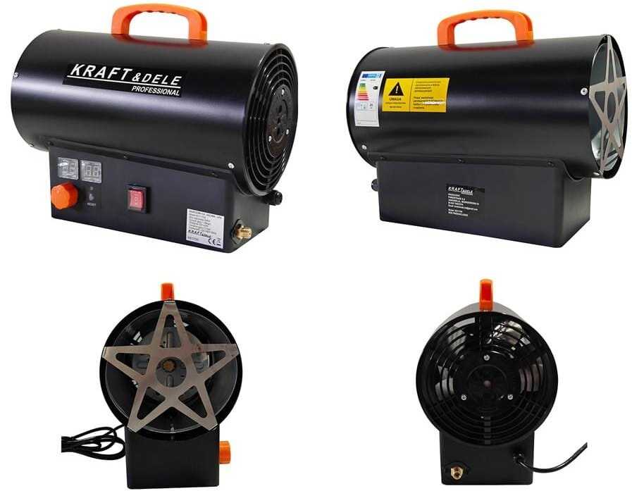 KRAFT & DELE Dujinis šildytuvas Kraft&Dele KD11700, 25kW su termostatu