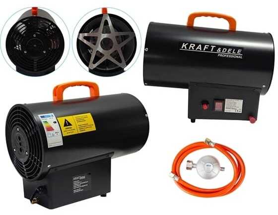 KRAFT & DELE Dujinis šildytuvas Kraft&Dele KD11704, 25kW