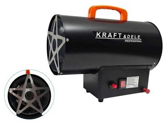 KRAFT & DELE Dujinis šildytuvas Kraft&Dele KD11704, 25kW