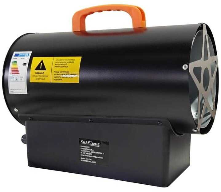 KRAFT & DELE Dujinis šildytuvas Kraft&Dele KD11700, 25kW su termostatu