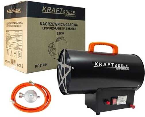 KRAFT & DELE Dujinis šildytuvas Kraft&Dele KD11704, 25kW
