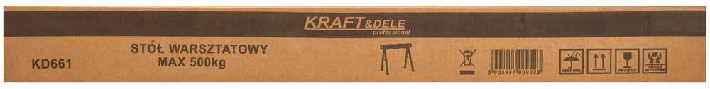 KRAFT & DELE Reguliuojamas darbo stovas/darbastalis Kraft&Dele KD661