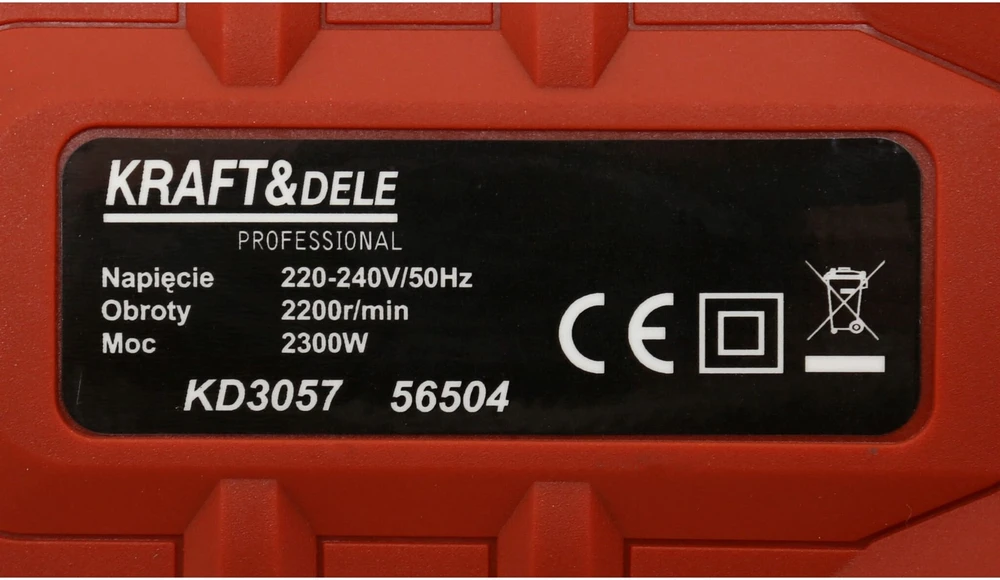 KRAFT & DELE Smuginis veržliasukis Kraft&Dele 2300W