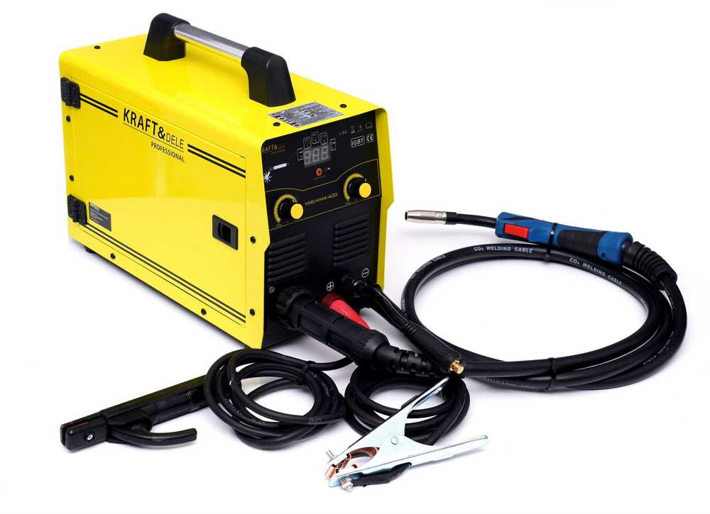 KRAFT & DELE Suvirinimo aparatas Kraft&Dele KD811, MIG/MMA-400A, 230V