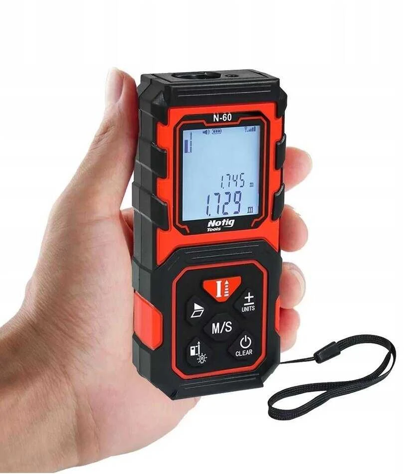 Lazerinis atstumo matuoklis NOTIG TOOLS N60