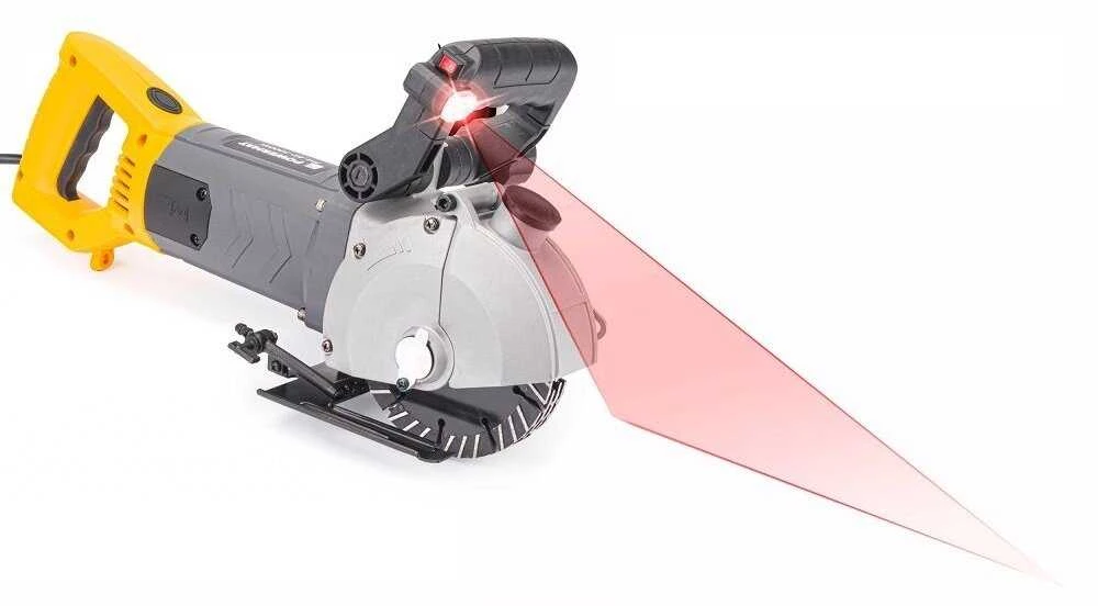 Mūro freza – vagapjovė POWERMAT PM0908 su priedais